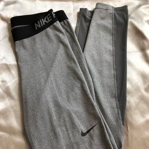 Grey nike pro leggings